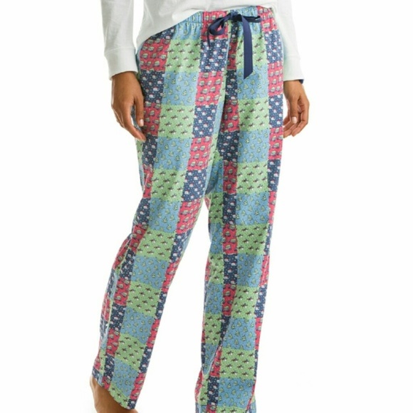 Vineyard Vines Other - Vineyard Vines patchwork poplin lounge pajama pant